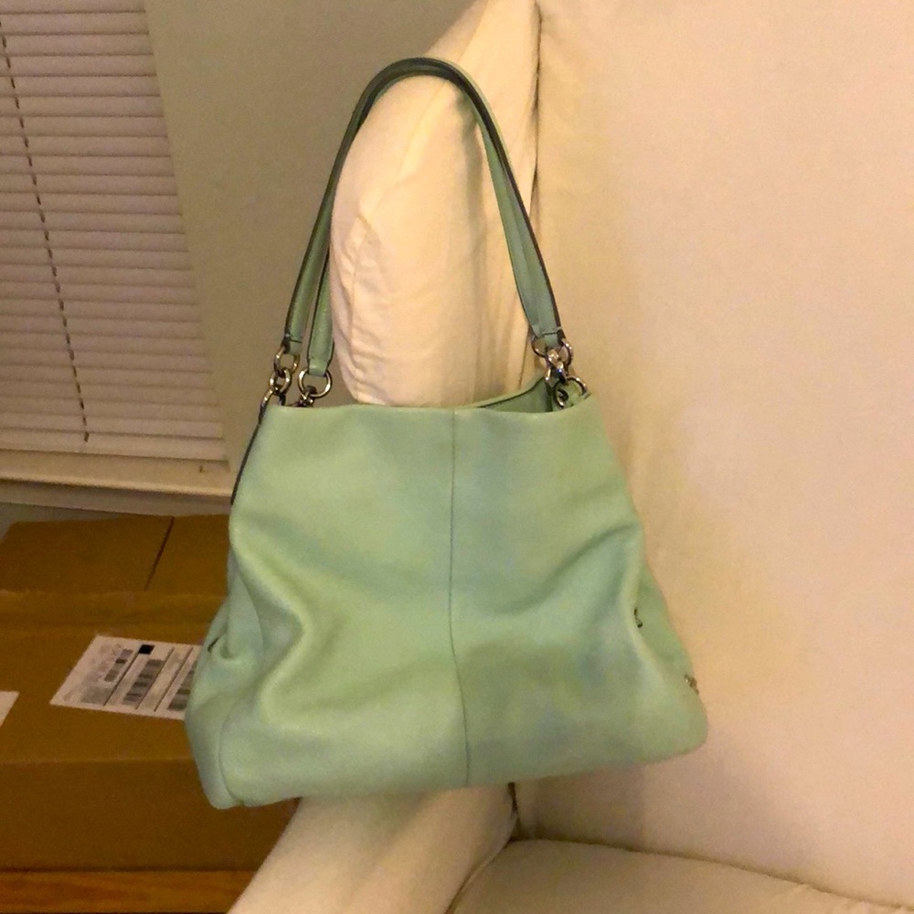 Coach leather bag